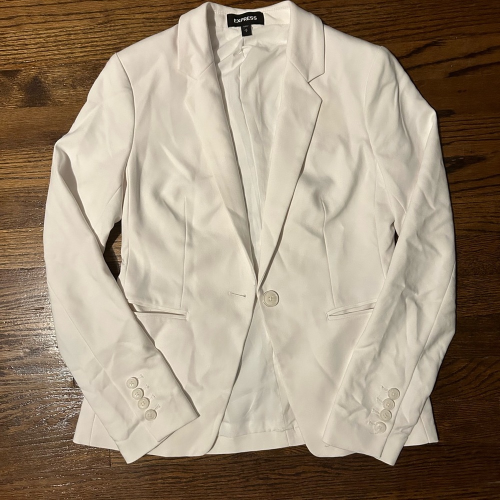 Express Women’s Blazer - White (Size 4)
